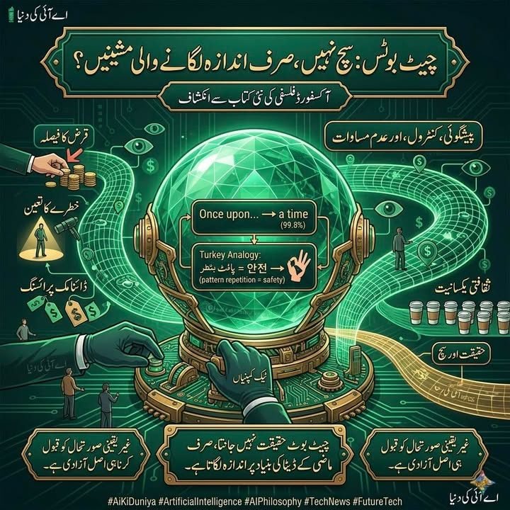 چیٹ بوٹس: سچ نہیں، صرف اندازہ لگانے والی مشینیں؟
