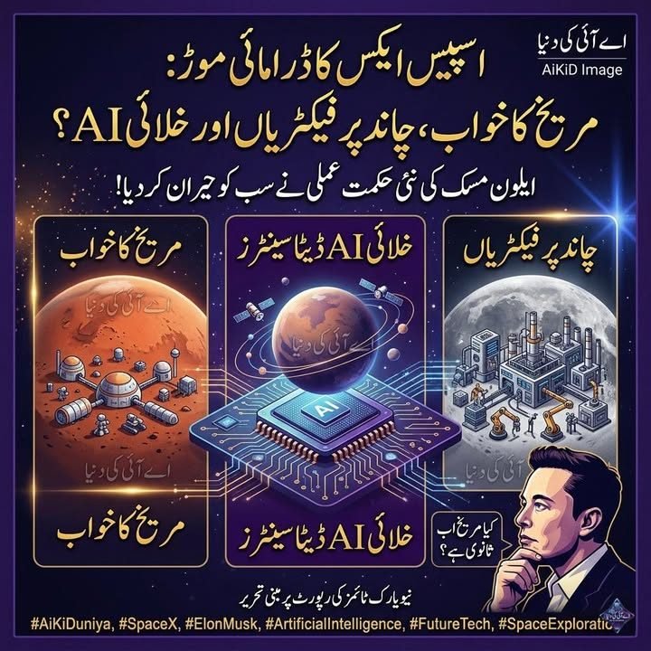 مریخ، چاند یا اے آئی؟ اسپیس ایکس کے بدلتے اہداف