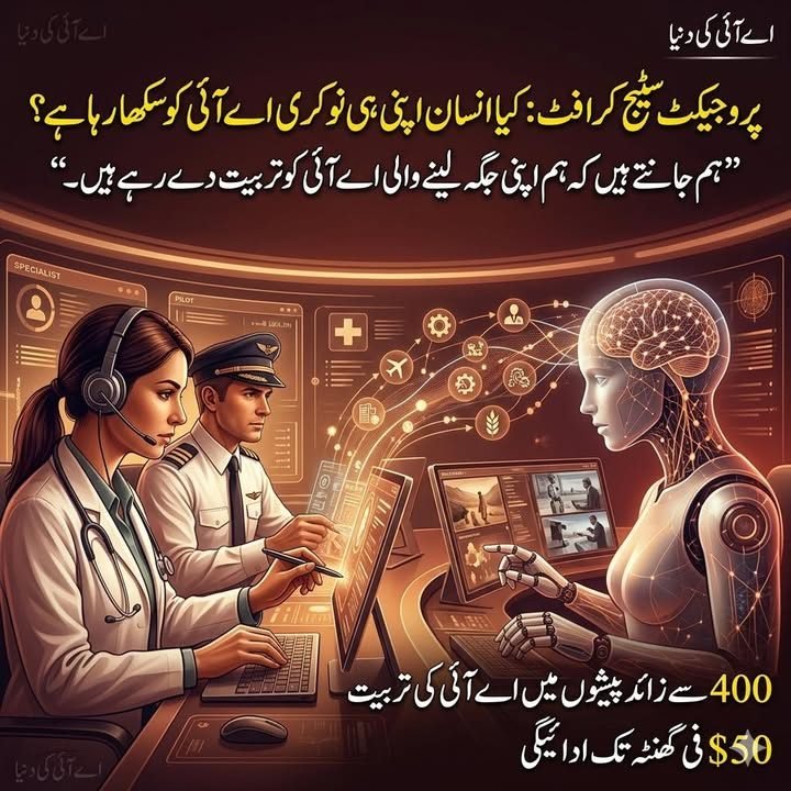 پراجیکٹ Stagecraft: انسان خود اپنی جگہ لینے والی اے آئی کو تربیت دے رہا ہے؟