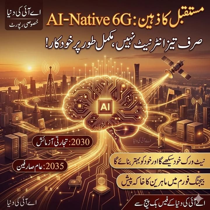 AI-Native 6G: مستقبل کا ذہین نیٹ ورک