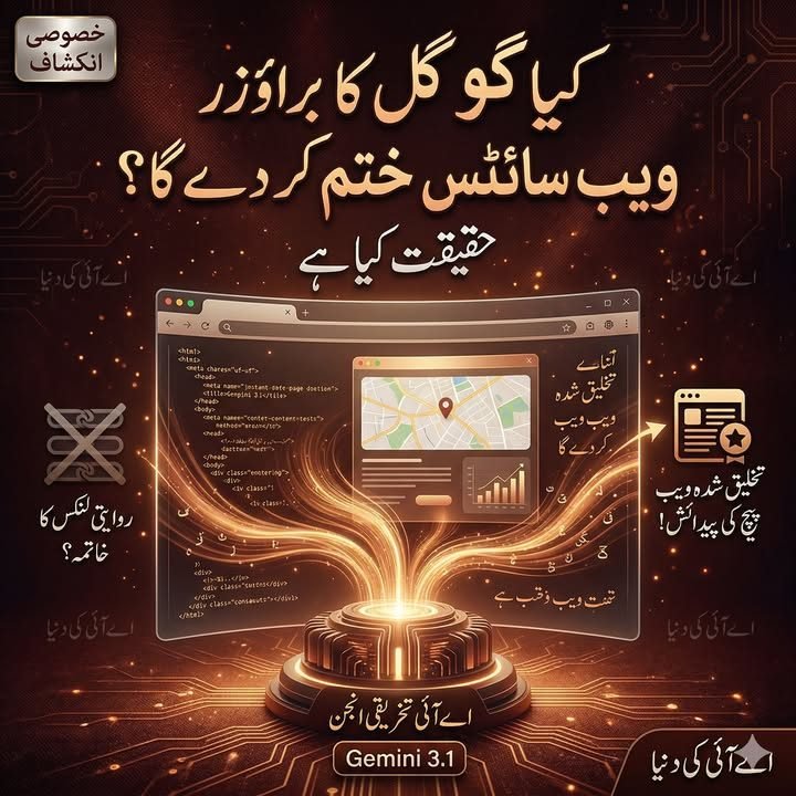 گوگل کا نیا AI براؤزر کنسیپٹ : کیا یہ ویب سائٹس ختم کر دے گا؟