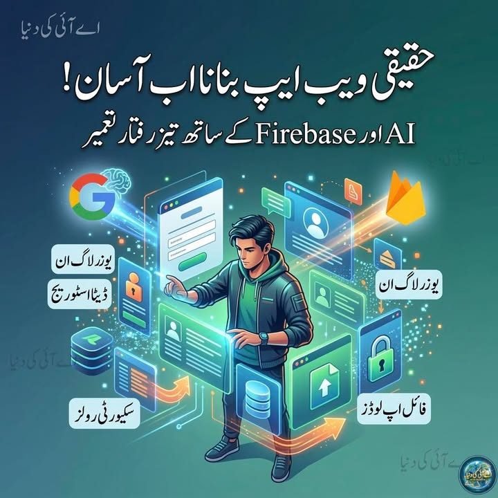 گوگل اے آئی اسٹوڈیو اور Firebase سے حقیقی ویب ایپ بنانا اب پہلے سے کہیں آسان ہو گیا ہے