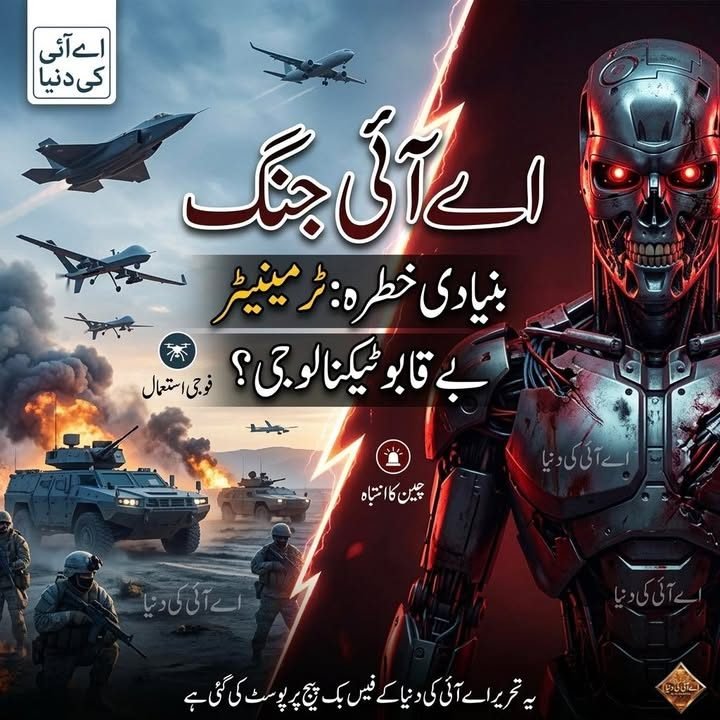 اے آئی جنگ اور “ٹرمینیٹر” کا خدشہ