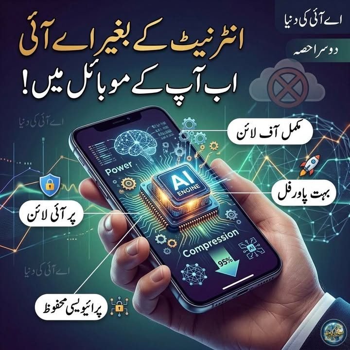 انٹرنیٹ کے بغیر اے آئی اب آپ کے موبائل میں (دوسرا حصہ)