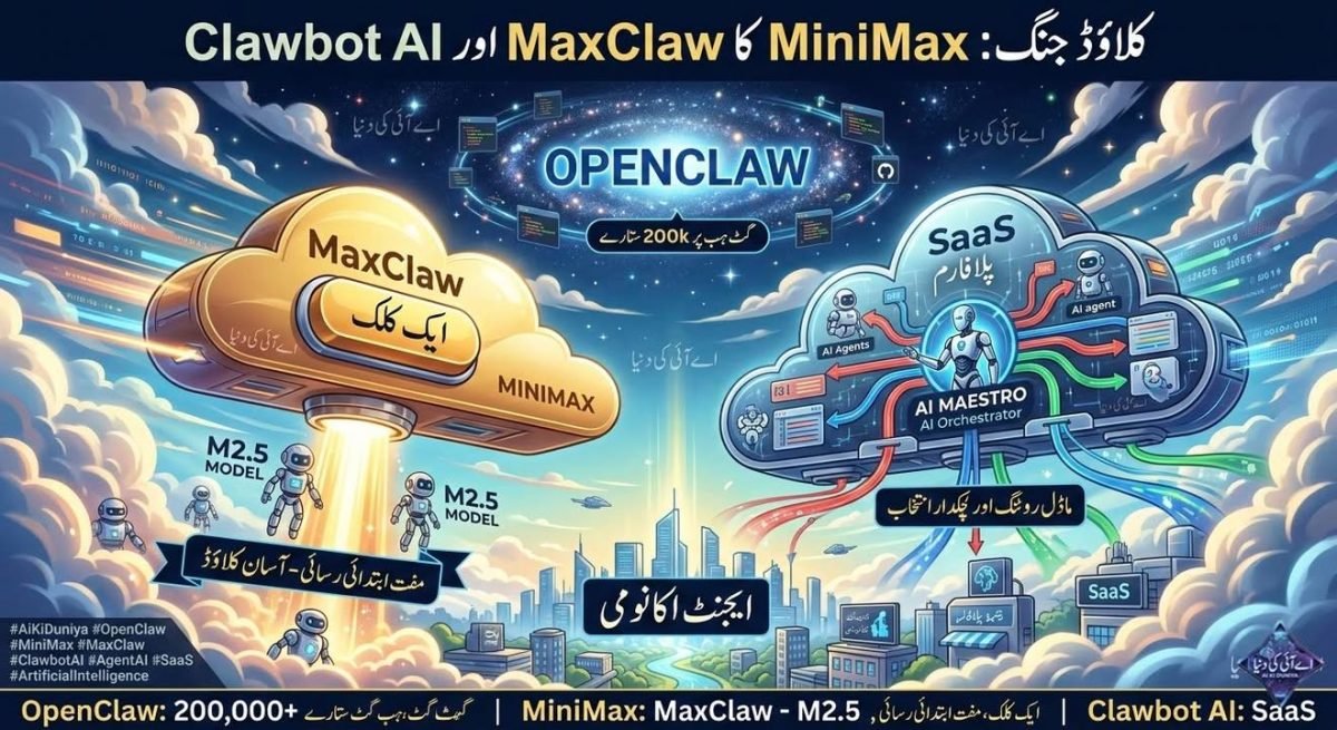 اوپن کلاو کی کلاؤڈ جنگ: MiniMax کا MaxClaw اور نیا SaaS مقابلہ