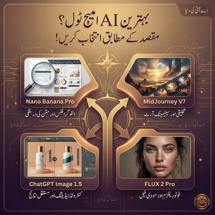 اے آئی کی دنیا کا بہترین امیج جنریشن ٹول کونسا ہے؟