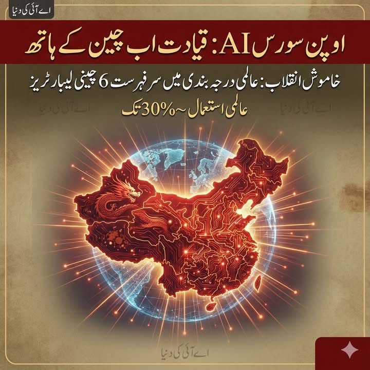 اوپن اے آئی لیڈر بورڈ پر چین کا مکمل غلبہ