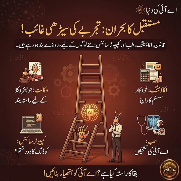 مستقبل کا بحران: تجربے کی سیڑھی غائب!