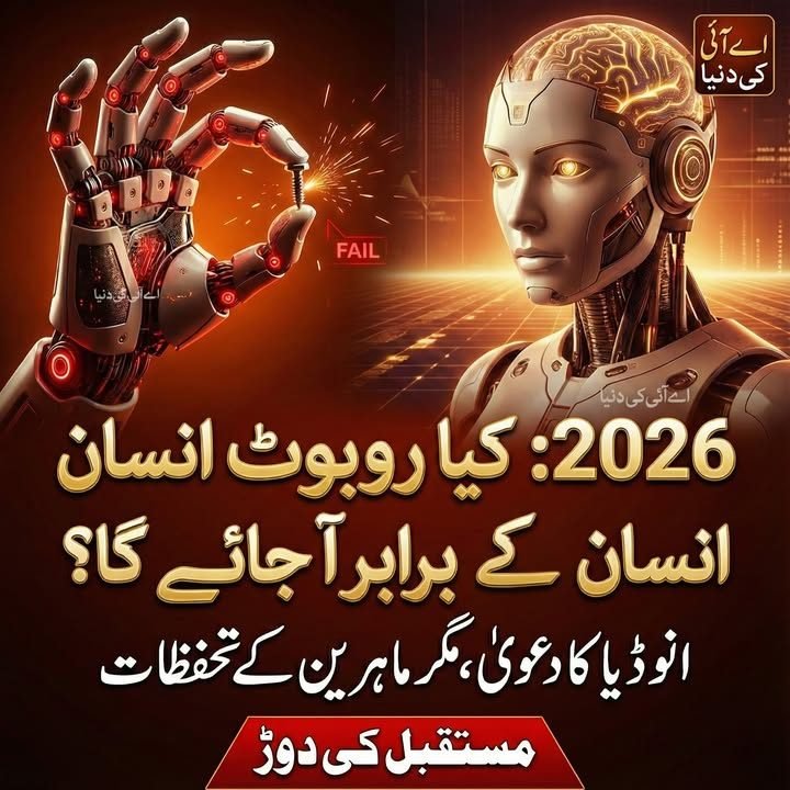 کیا ہیومینائیڈ روبوٹس 2026 میں انسانوں کے برابر آ جائیں گے؟