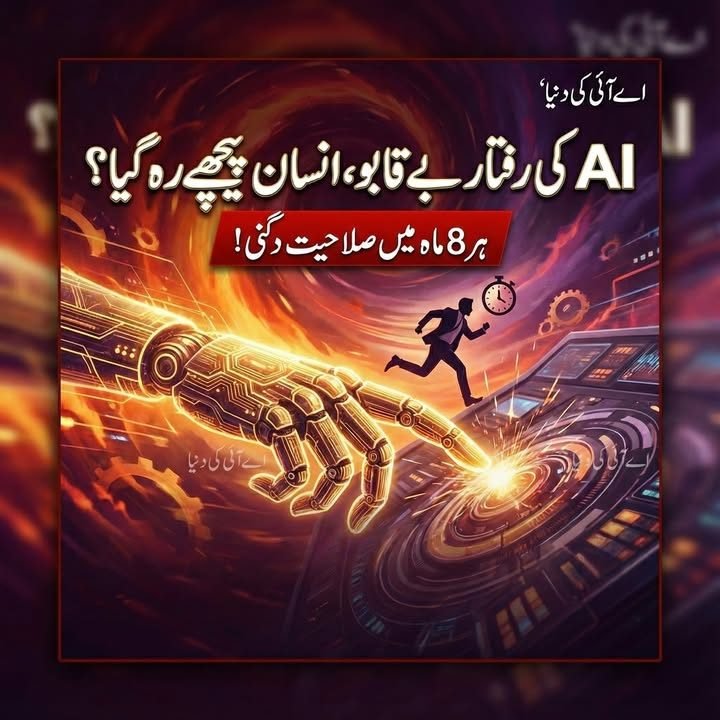 اے آئی کی رفتار ہر آٹھ ماہ میں دگنی
