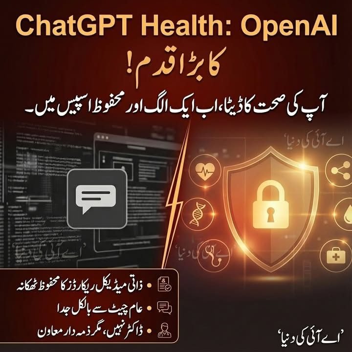 صحت کے سوالات، اے آئی کے جواب:  چیٹ جی پی ٹی ہیلتھ ChatGPT Health