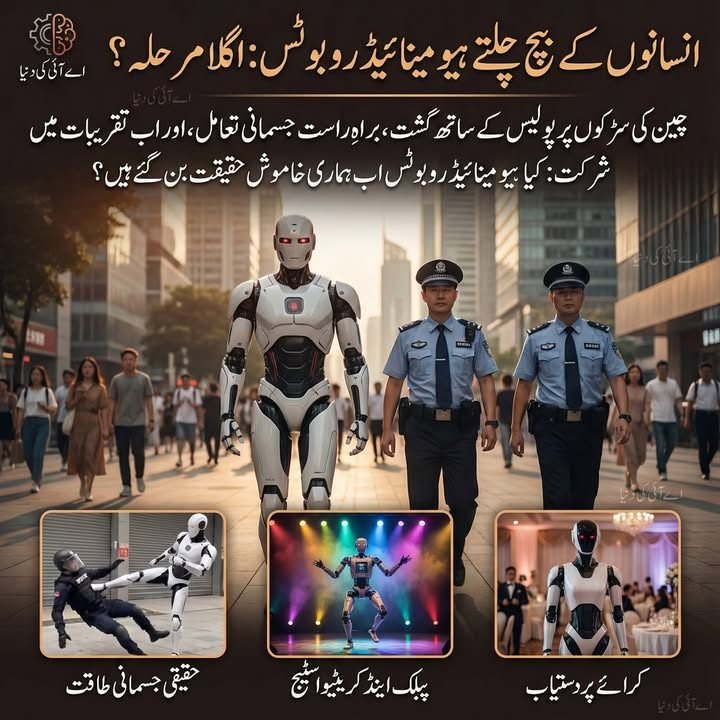انسانوں کے بیچ چلتے ہیومینائیڈ روبوٹس: اگلا مرحلہ؟