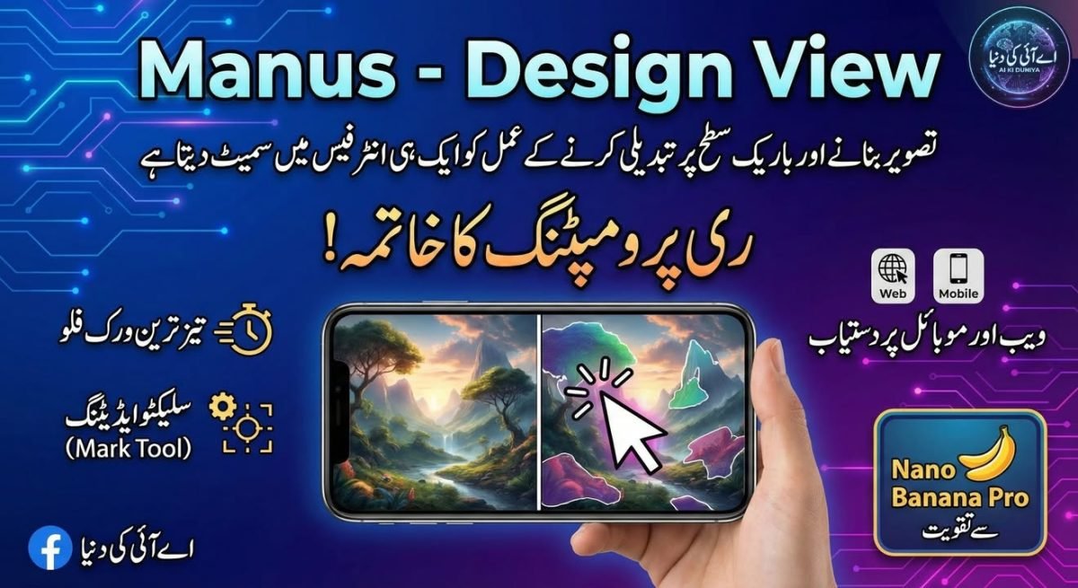 مینس (manus) کا ڈیزائن ٹول
