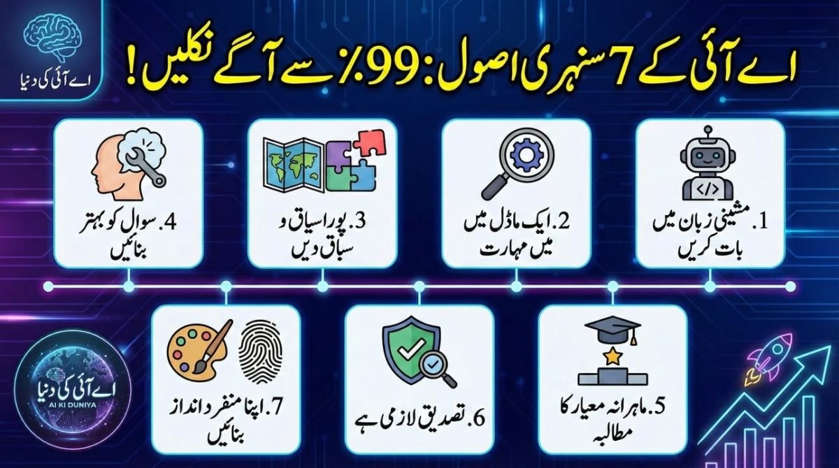 اے آئی کو صحیح استعمال کرنے کے سات اصول