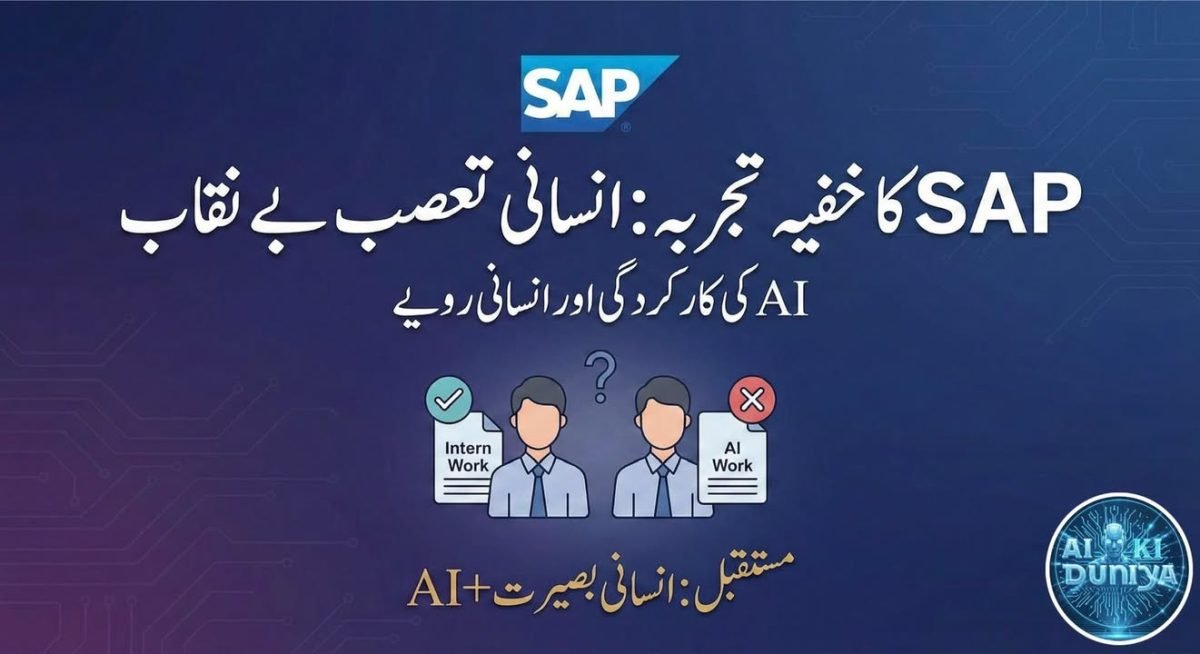 دنیا کی بڑی ٹیک کمپنیوں میں ایک SAPنے خاموشی سے ایک تجربہ کیا جس میں یہ دیکھا گیا کہ ماہر…