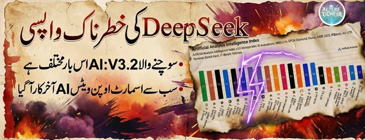 ڈیپ سیک  V 3.2

ڈیپ سیک نے ایک بار پھر اوپن ویٹس کمیونٹی میں ہلچل مچا دی ہے