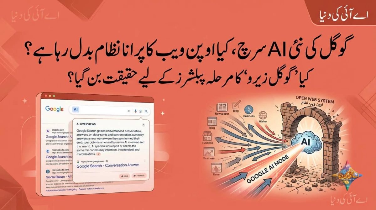 گوگل کی نئی AI سرچ، کیا اوپن ویب کا پرانا نظام بدل رہا ہے؟ نیویارک ٹائمز کی رپورٹ