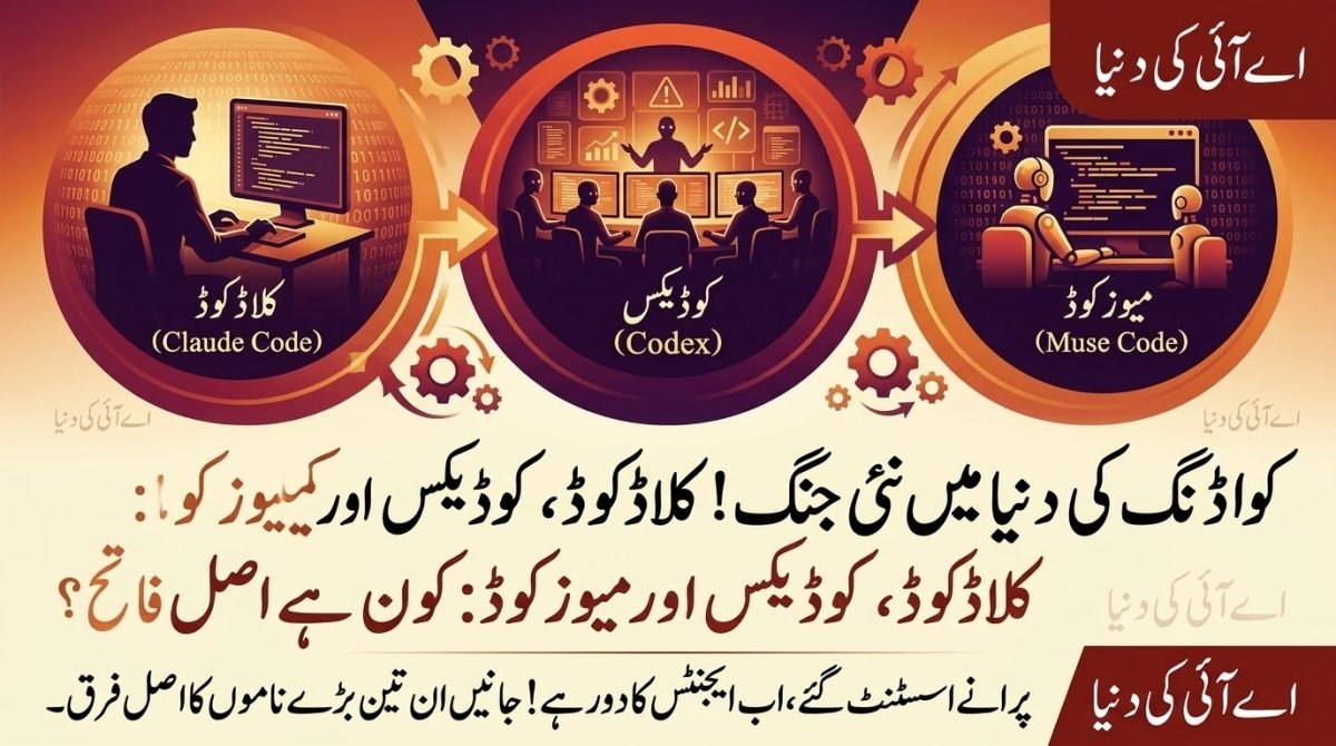 کوڈنگ کی دنیا: کلاڈ کوڈ، کوڈیکس اور میوز کوڈ